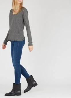 American Vintage JACKSONVILLE - Katoenen T-shirt Met Ronde Hals | Grijs