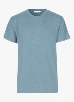 Samsoe Samsoe Regular-fit, Katoenen T-shirt Met Ronde Hals | Blauw