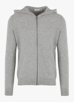 Ikks Vest Van Kasjmier Met Capuchon | Grijs