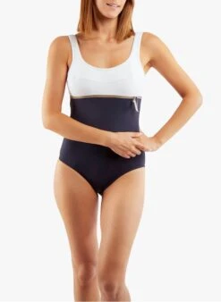 Tweekleurig Badpak | Blauw