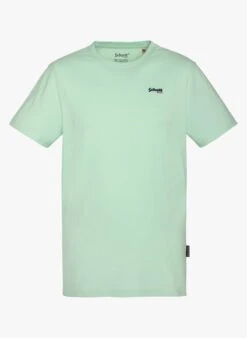 Schott TSLOGOCASUAL - Katoenen T-shirt Met Ronde Hals | Groen