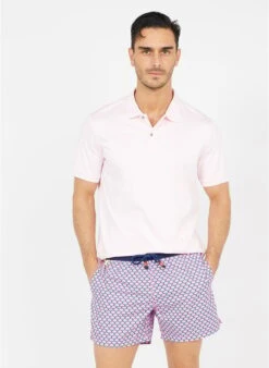 Zwemshort Met Print | Roze