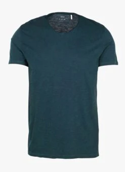 Ikks Katoenen T-shirt Met V-hals | Groen