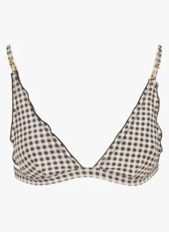 Banana Moon GLAMO DELVINA - Bikinitop Met Print | Zwart