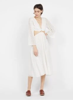 Petite Mendigote SOFIA - Halflange Jurk Van Kant | Wit