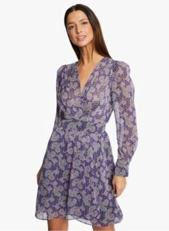 MORGAN RELIA - A-lijnjurk Met Kasjmierprint | Veelkleurig