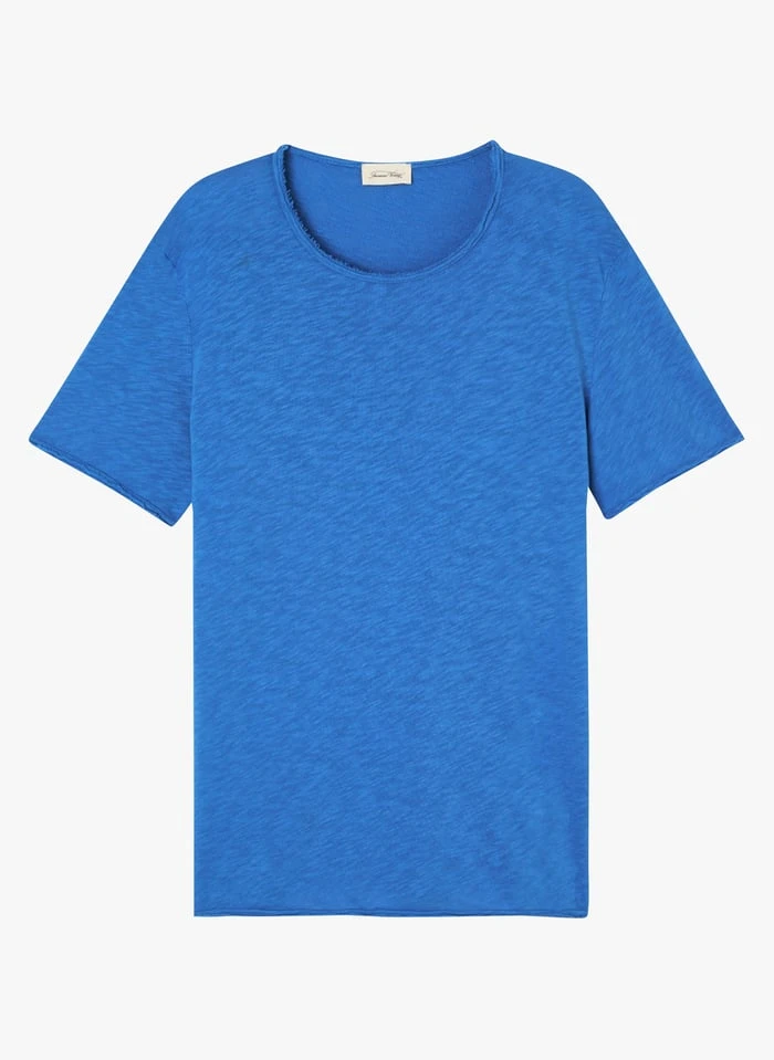 American Vintage SONOMA - Katoenen T-shirt Met Ronde Hals | Blauw