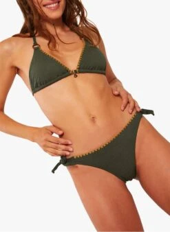 Banana Moon DIMKA SANTAFE - Bikinibroekje Met Textuur | Groen