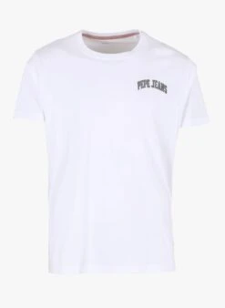 Pepe Jeans ADNEY - Katoenen T-shirt Met Ronde Hals | Wit