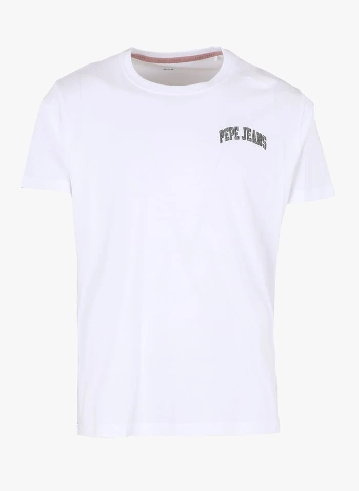 Pepe Jeans ADNEY - Katoenen T-shirt Met Ronde Hals | Wit