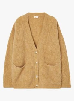 American Vintage EAST - Vest Met V-hals | Bruin