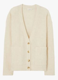 American Vintage EAST - Vest Met V-hals | Beige