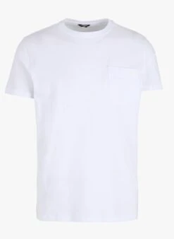 K-Way SIGUR - Katoenen T-shirt Met Ronde Hals | Wit
