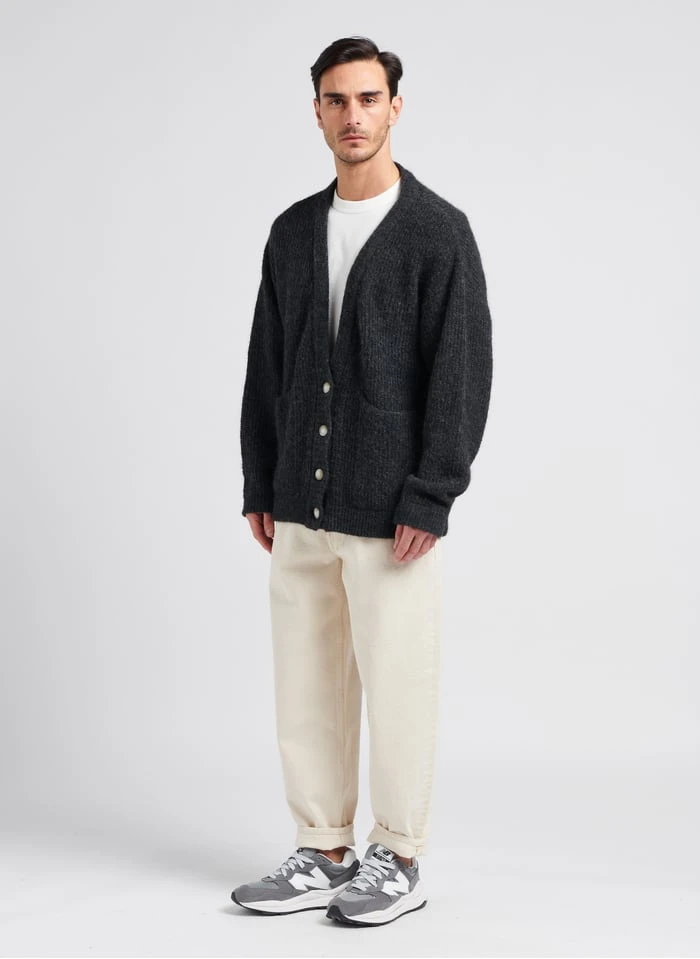 American Vintage EAST - Vest Met V-hals En Knopen | Grijs - Afbeelding 3