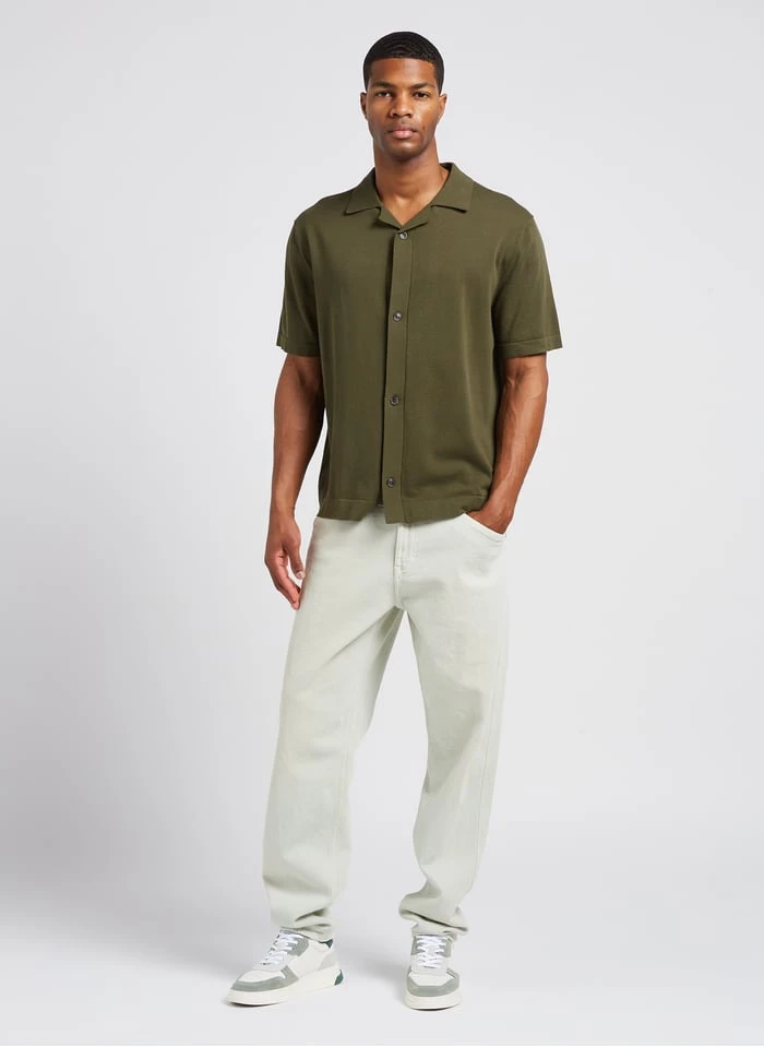 CLOSED Katoenen Cardigan | Kaki - Afbeelding 3