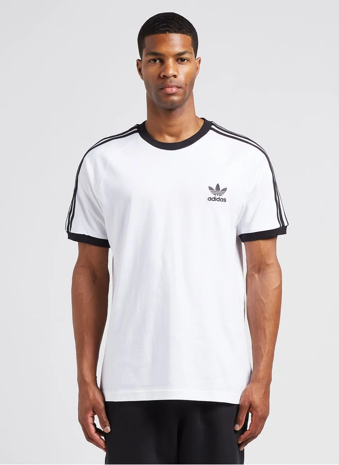 ADIDAS Regular-fit, Katoenen T-shirt Met Ronde Hals En Borduursel | Wit - Image 2