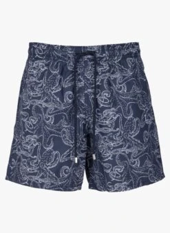 Vilebrequin MOOREA - Zwemshort Met Inktvisprint | Blauw
