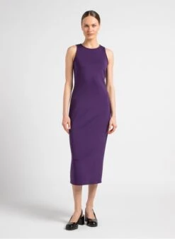 Max Mara Leisure MAMMOLA - Lange Jurk Met Ronde Hals | Violet