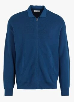 GARETH - Regular-fit, Wollen Vest Met Klassieke Kraag | Blauw