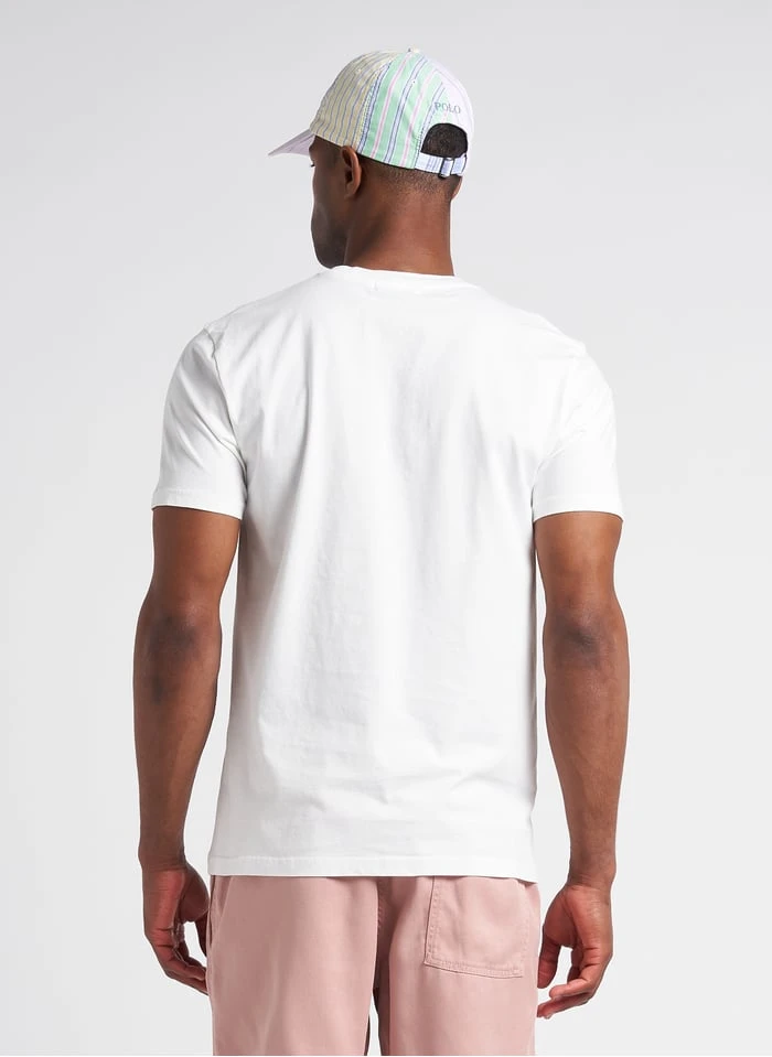 IWATE - Regular-fit T-shirt Van Biokatoen Met Ronde Hals En Print | Beige - Image 3