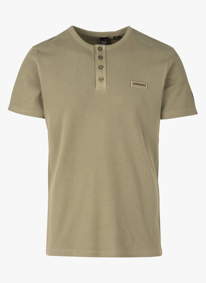 LE TEMPS DES CERISES TALEM - Regular-fit T-shirt Van Piquékatoen | Kaki