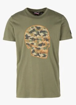 LE TEMPS DES CERISES MACHIDA - Katoenen T-shirt Met Print | Kaki