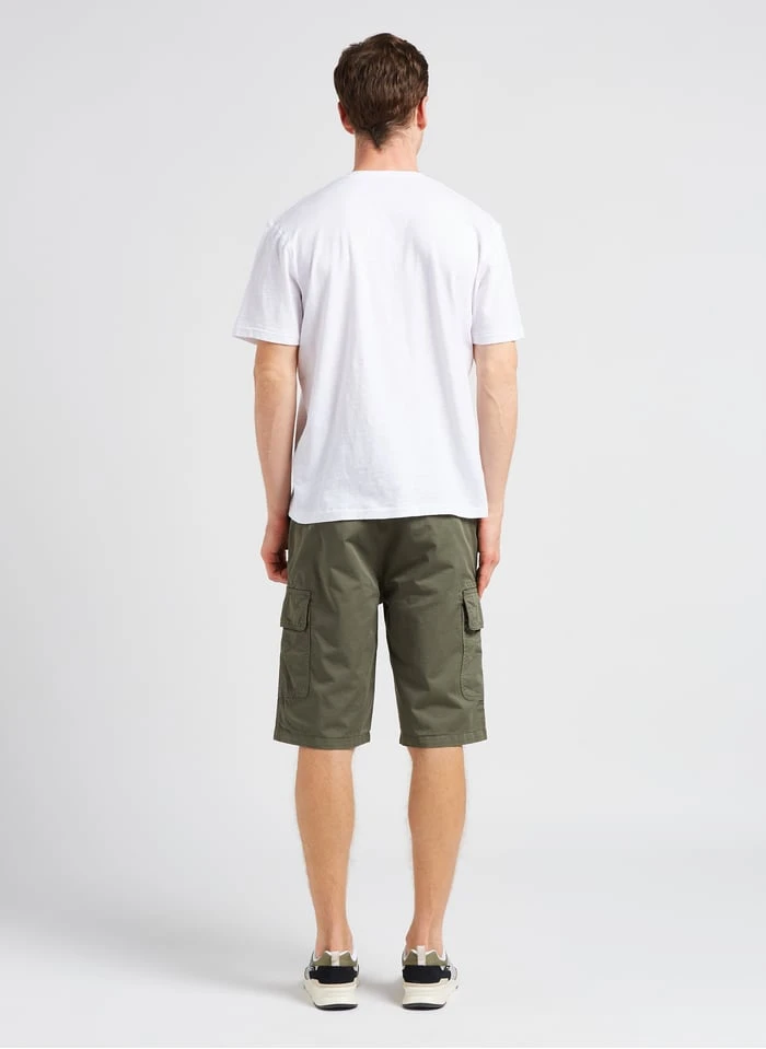 HAMON - Katoenen T-shirt Met Tuniekhals | Wit - Image 4