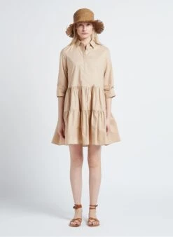 GERARD DAREL JADEN - Katoenen Jurk Met Gefronste Details | Veelkleurig