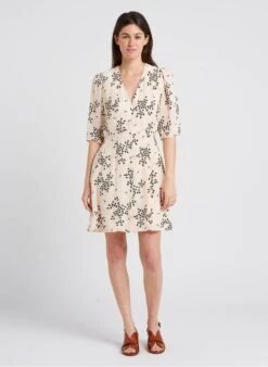 SEE U SOON Skaterjurkje Met Print | Wit