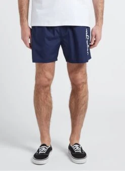 Pepe Jeans FINNICK - Zwemshort Met Zeefdruk | Blauw