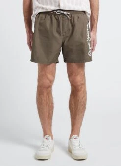 Pepe Jeans FINNICK - Zwemshort Met Zeefdruk | Kaki