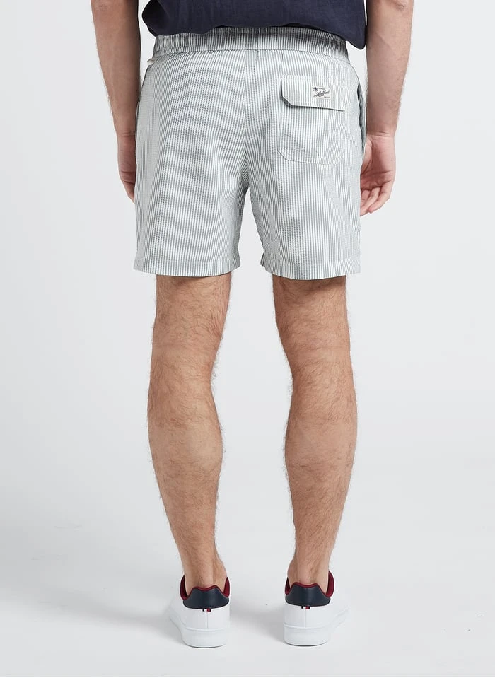 Hartford Gestreept Zwemshort | Kaki - Afbeelding 2