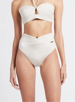 CALVIN KLEIN UNDERWEAR Bikinibroekje Met Hoge Taille | Beige