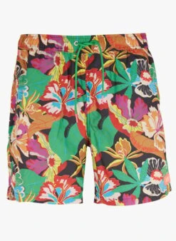 Scotch And Soda Zwemshort Met Print | Zwart